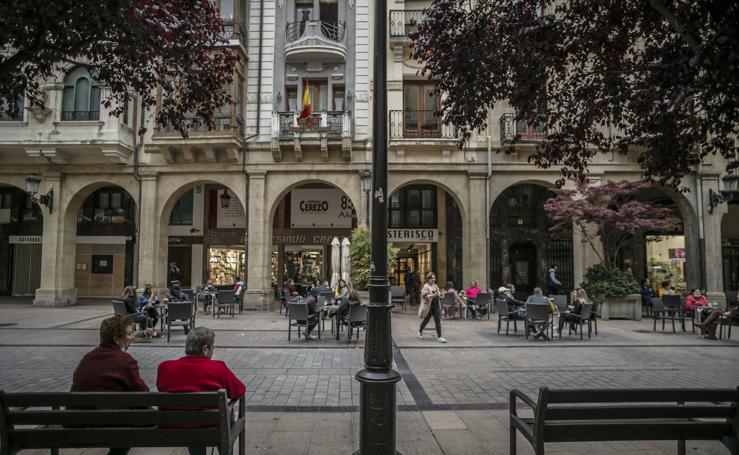 Las terrazas, menos apelotonadas al segundo día