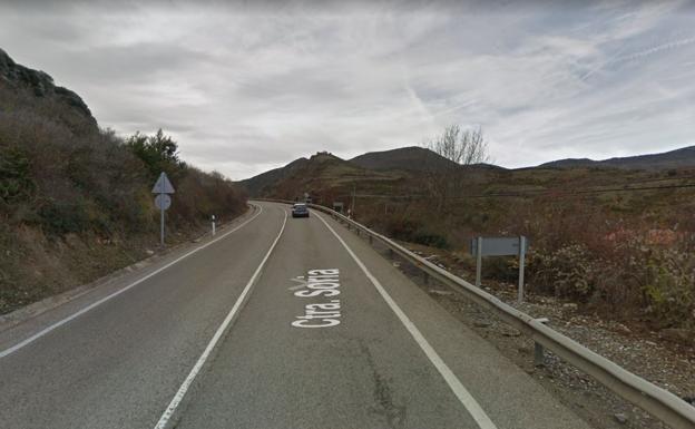 Un hombre y una mujer, heridos en un accidente de moto en Torrecilla