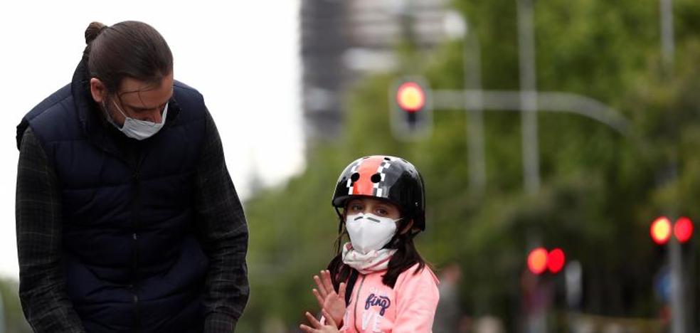 Sanidad exime a los niños menores de 6 años del uso de mascarillas