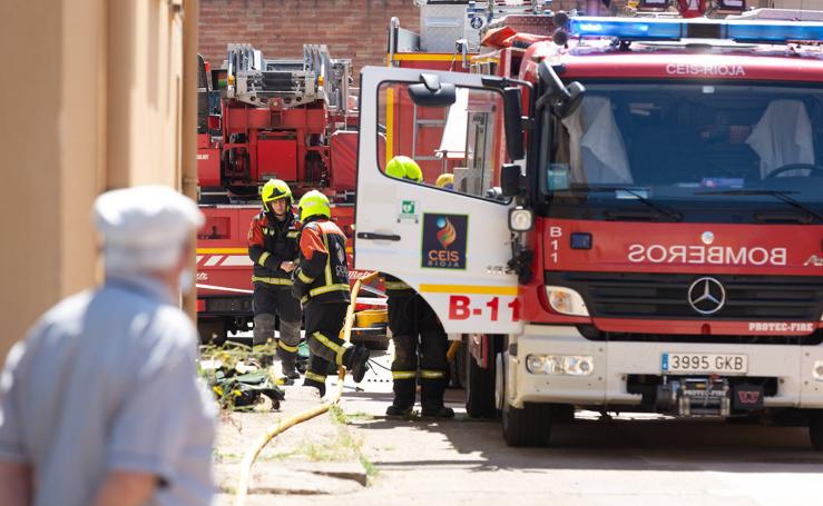 Incendio en una casa en Uruñela