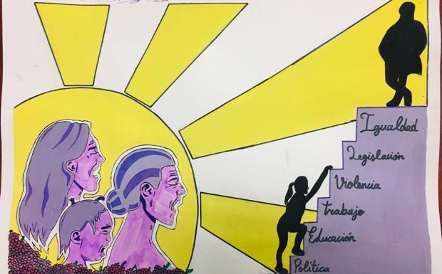 La jarrera Carlota Alcaide gana el concurso de murales 'Con Enfoque de Género'