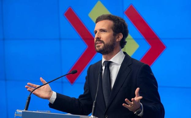 Casado alerta al PP contra la «estrategia de división» de Sánchez