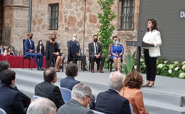 Andreu asegura que el COVID «no ha doblegado» su compromiso de hacer La Rioja «más justa»