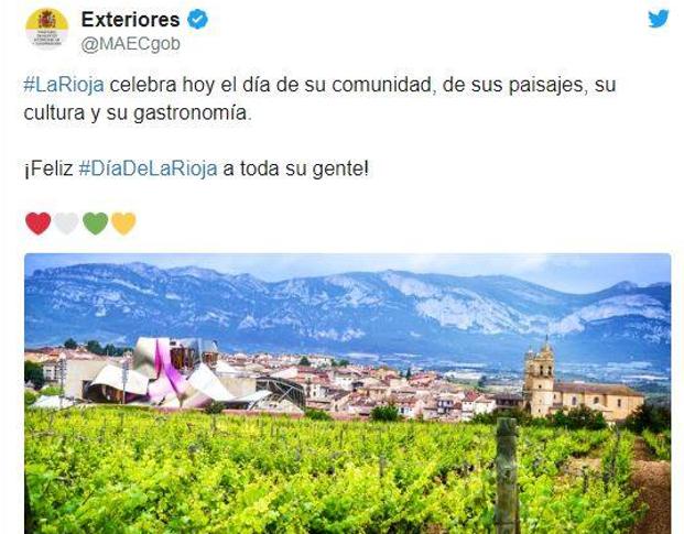 Feliz Día de La Rioja, Elciego: la metedura de pata (con buena intención) de Exteriores