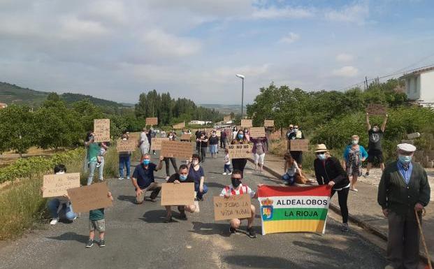 Vecinos del Valle de Ocón convocan una movilización este domingo contra el parque eólico
