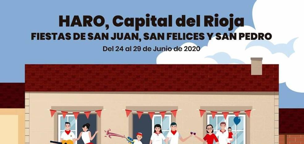 'Desde los balcones', cartel ganador de las fiestas de San Juan, San Felices y San Pedro