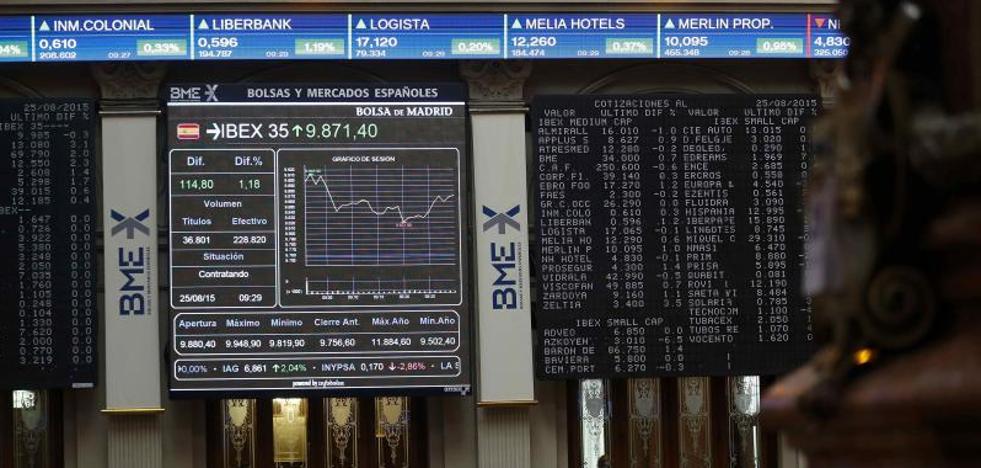 El Ibex-35 adelgaza su subida al cierre