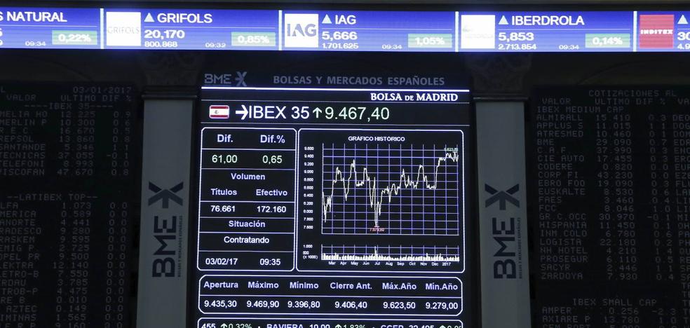 El Ibex-35 sucumbe a las pérdidas por la presión de valores turísticos y los 'blue chips'