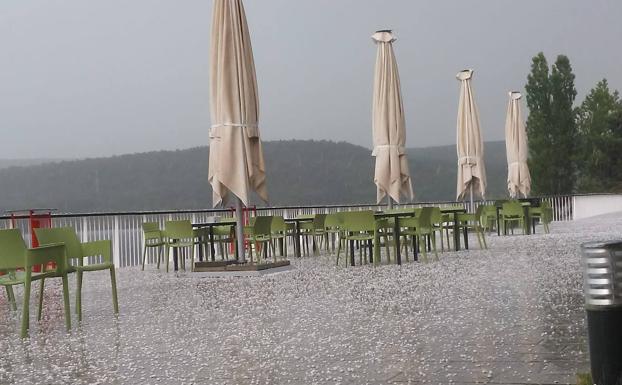 Granizada en el González Lacasa