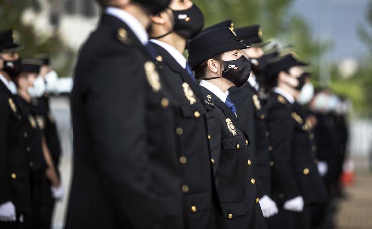 Acto de jura de la XXXIV Promoción de la Escala Básica del Cuerpo Nacional de Policía juran su cargo en Logroño