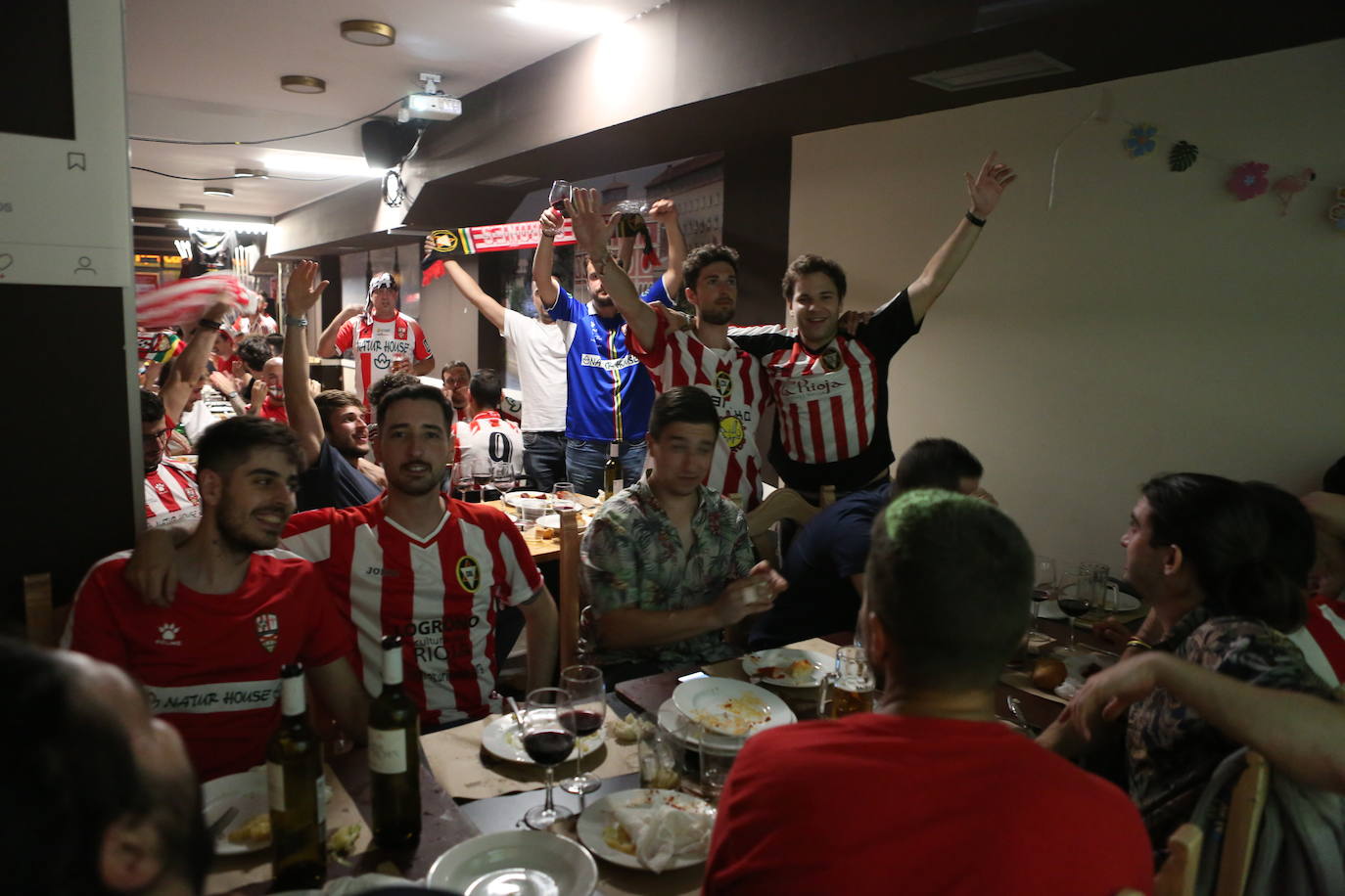 Así se ha vivido el partido en los bares de Logroño