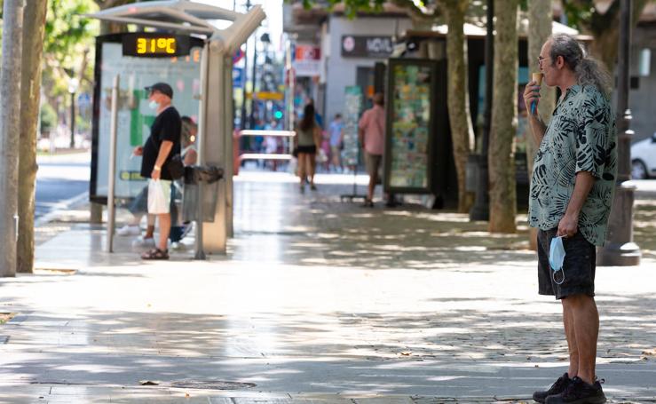 Los logroñeses se enfrentan al aviso naranja por altas temperaturas