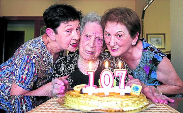 Felisa, los 107 años de una gran superviviente