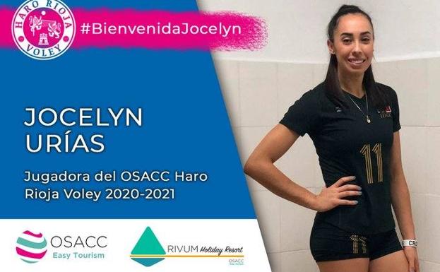 Jocelyn Urías se suma al OSACC Haro