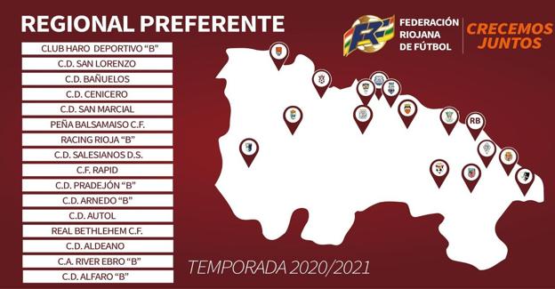 La Regional Preferente contará con 16 equipos