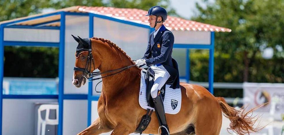 El arnedano Sergio Morón Basoco, en el Campeonato de Europa de Doma Clásica de Budapest