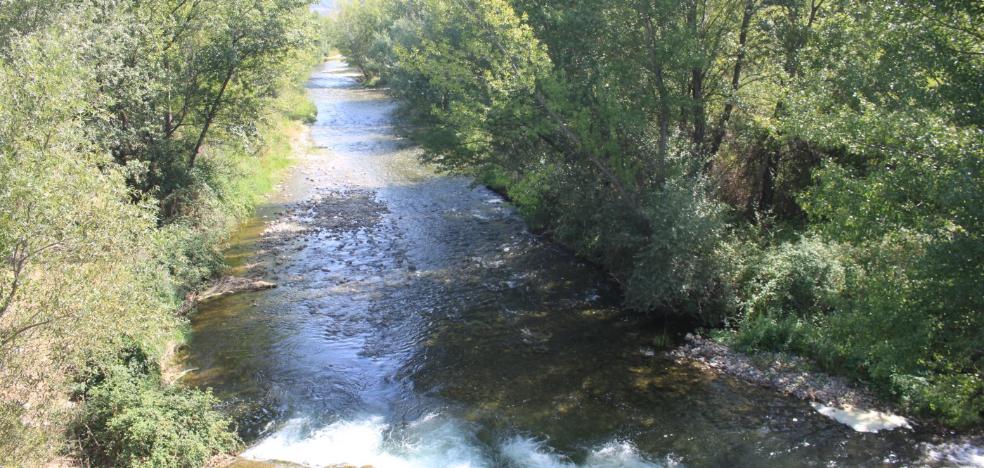 El vaciado de la presa que llena el Cidacos