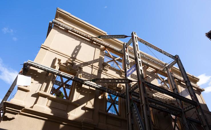 Avanzan las obras en el hotel de Correos