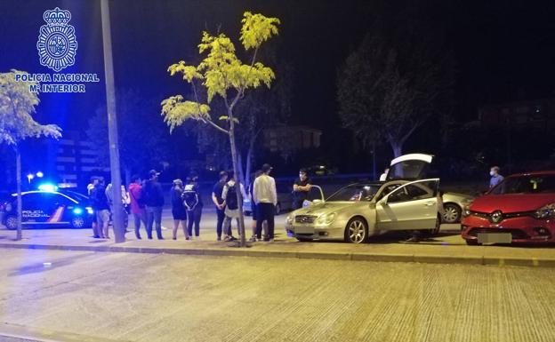 La Policía sanciona este fin de semana en Logroño a 35 personas por no llevar mascarilla