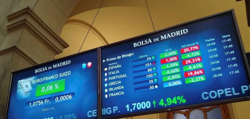 El Ibex-35 cae un 2,3% en la última sesión de agosto