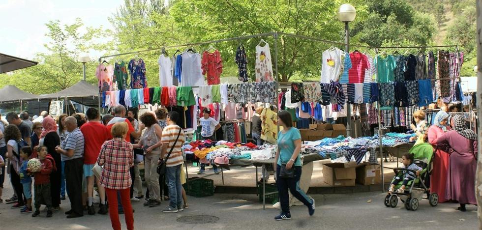 El mercadillo de Nájera vuelve con la mitad de sus puestos