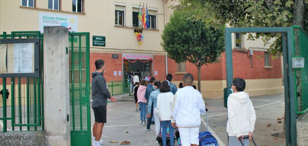 Vuelta al colegio en Nájera sin más novedad que las medidas de prevención sanitarias