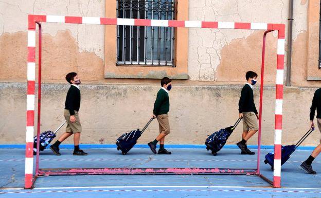 Cronología de los casos de COVID-19 en las aulas riojanas