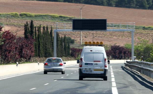 Un herido en un accidente múltiple en La Grajera