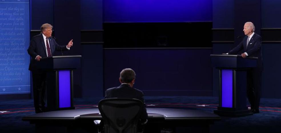 Los momentos más tensos del debate entre Trump y Biden