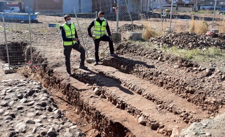 Una calzada romana en La Estrella