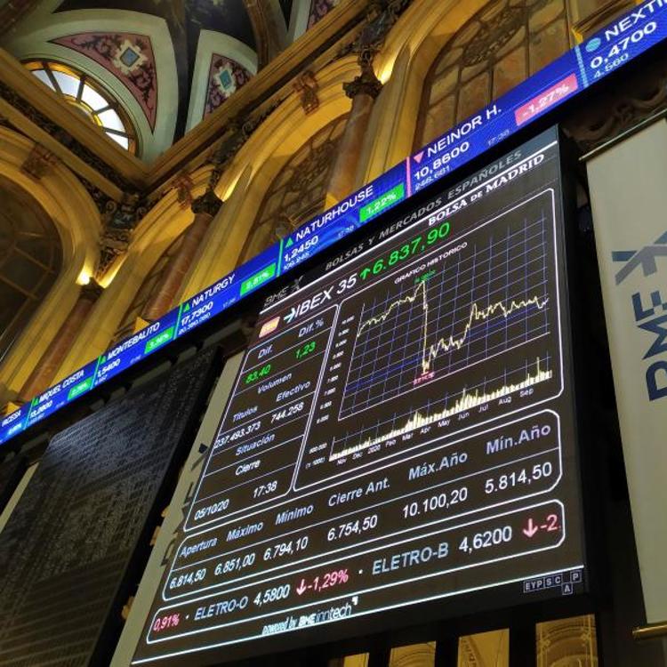 El Ibex-35 gana un 1,44% y supera los 6.900 en su quinta sesión al alza