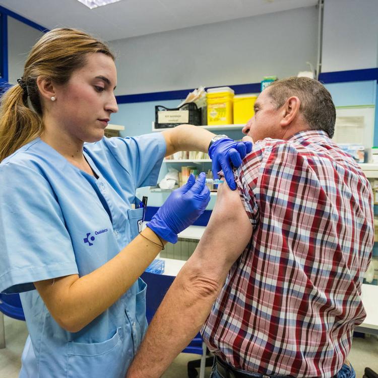 «Ahora podemos dar un golpe fuerte a la gripe»