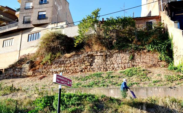 El Ayuntamiento de Calahorra licita las obras de conservación de la muralla romana de la calle Juan Ramón por 58.000 euros