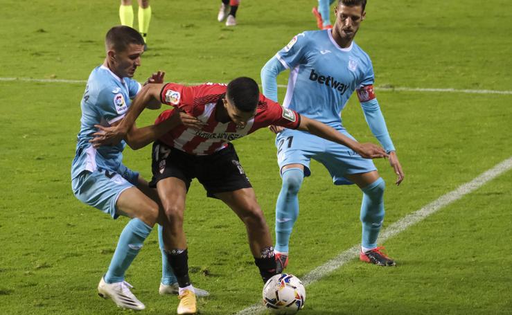 Las imágenes de la derrota de la UD Logroñés ante el Leganés