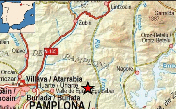 Registrados dos nuevos terremotos esta madrugada en Navarra