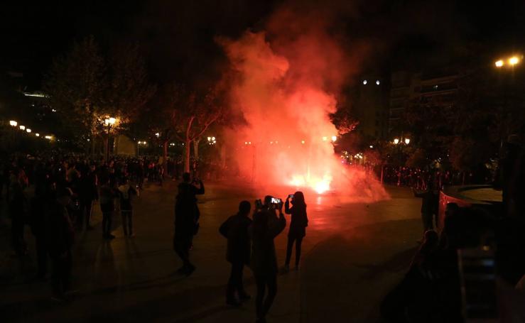 Tarde de disturbios en Logroño