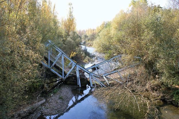 Adjudicada la asistencia técnica para consolidar el tramo aún en pie del puente de Arenzana