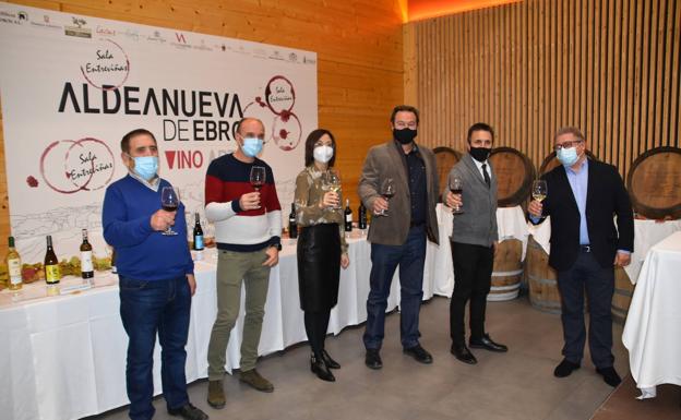 Aldeanueva de Ebro presenta los primeros Riojas de la añada 2020