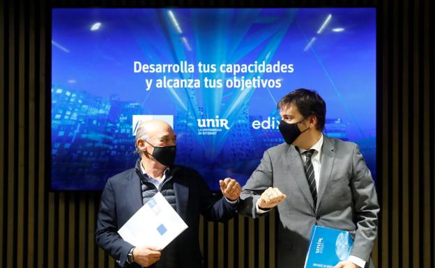 FER y UNIR sellan una alianza para potenciar la competitividad de los empresarios riojanos