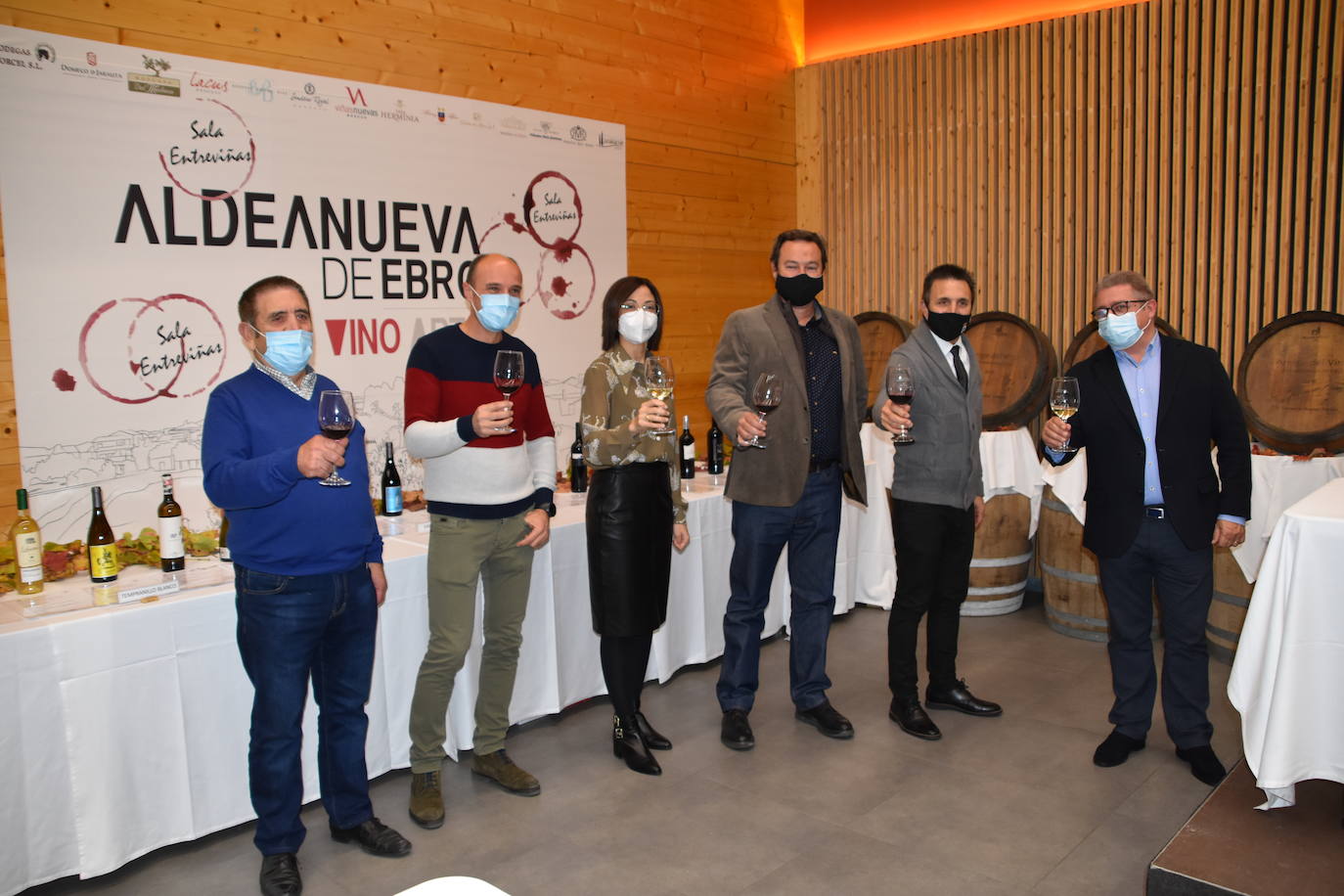 Aldeanueva de Ebro presenta los primeros Riojas de la añada 2020