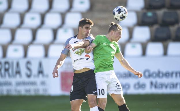 El olfato de gol de Mikel Bueno da un valioso punto al Haro
