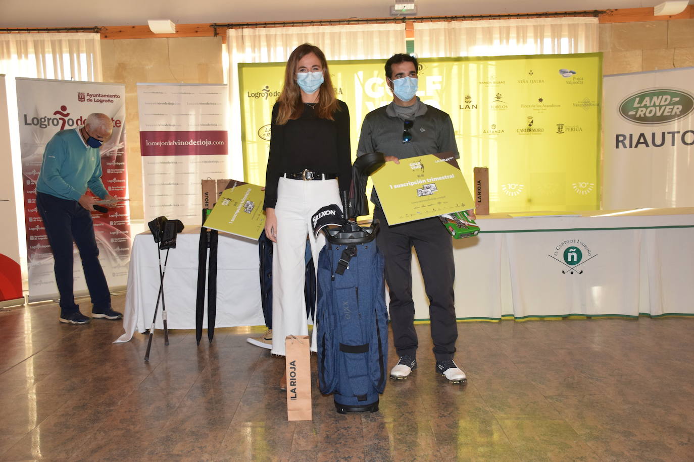 Entrega de premios de la X Liga de Golf y Vino