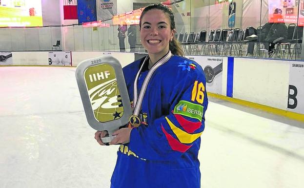 Manuela Paniego, una luchadora ezcarayense sobre el hielo