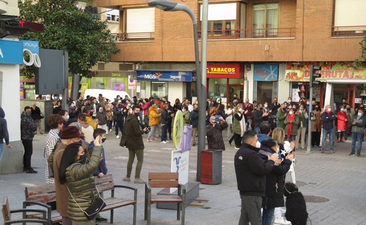 Manifestación no autorizada en Arnedo contra el confinamiento