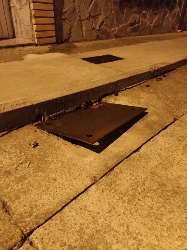 La Guindilla: «Una chapa muy peligrosa» en una calle de Arrúbal