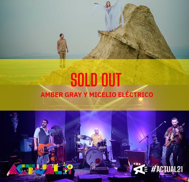 Agotadas las entradas de Actual 21 para Ambar Gray y Micelio Eléctrico