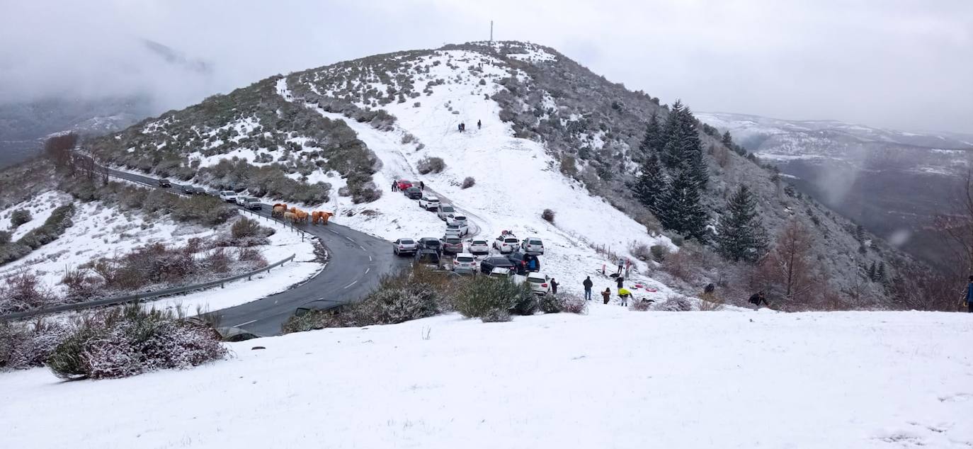 Vídeo | A la nieve en La Rioja, aunque sea sin esquís