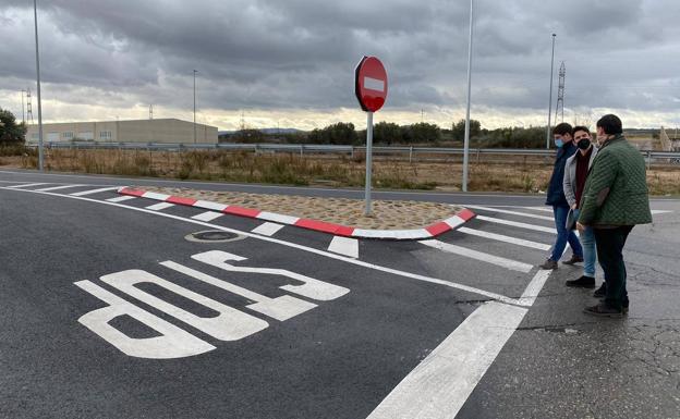 El polígono del Ruenco de Calahorra ya cuenta con un acceso