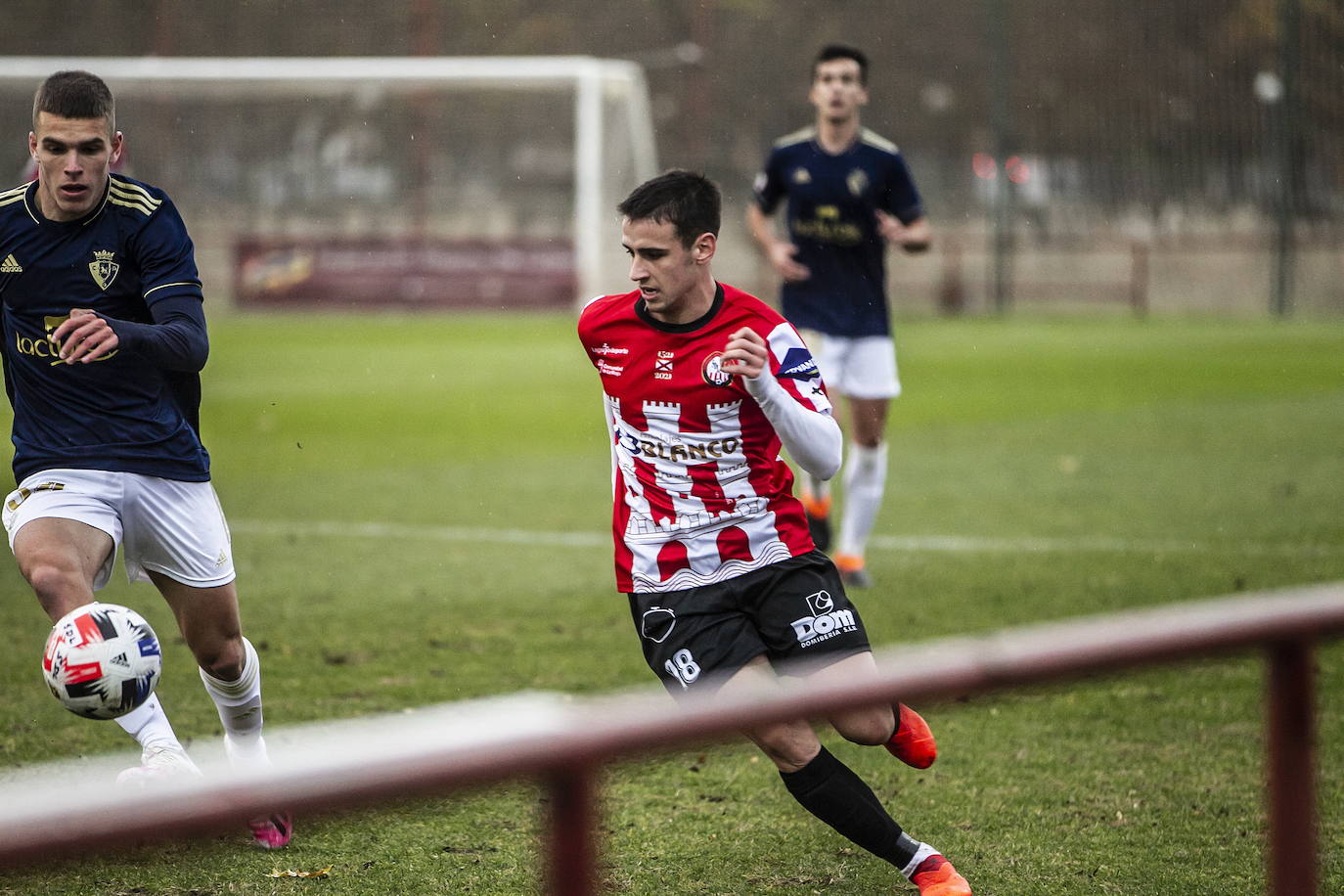El partido entre el Tudelano y la SD Logroñés, aplazado por un positivo entre los blanquirrojos