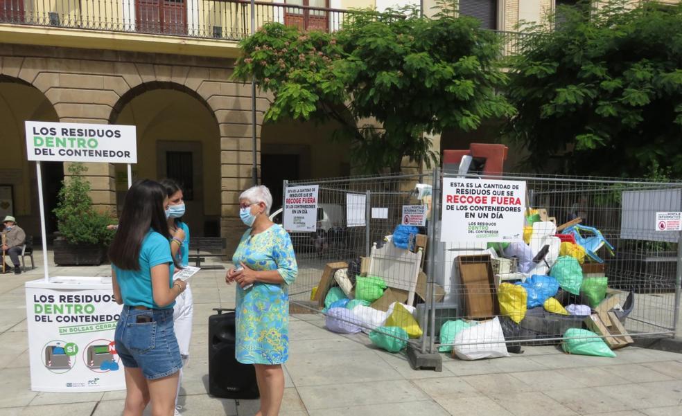 Llamada al uso correcto del contenedor en Alfaro